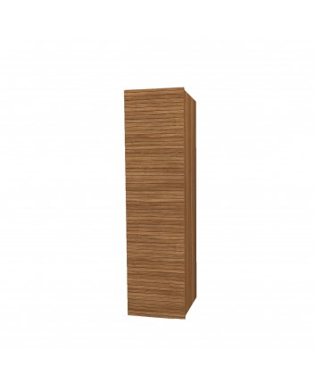 Hugo & Müeller Elite Kolomkast Met Horizontaal Reliëf (135cm) - Walnoot