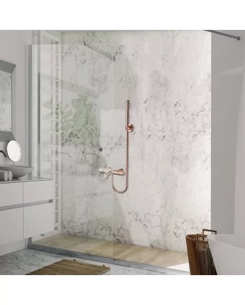 Eco Elegance Thermostatische Bad/Douchekraan - Geborsteld Koper