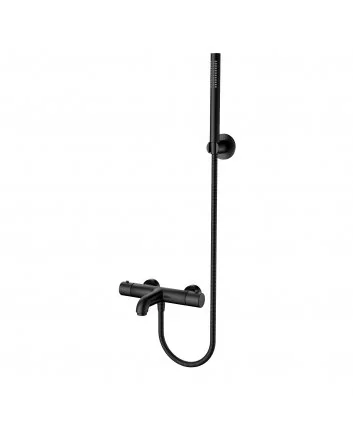 Eco Elegance Thermostatische Bad/Douchekraan - Mat Zwart