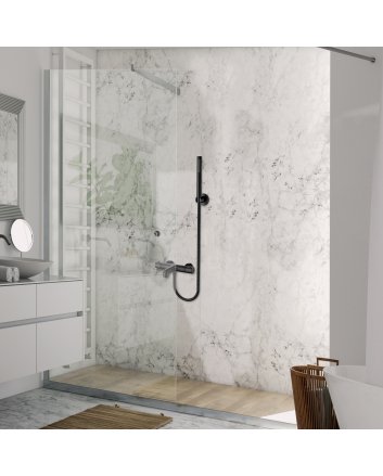 Eco Elegance Thermostatische Bad/Douchekraan - Mat Zwart