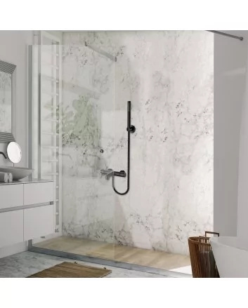 Eco Elegance Thermostatische Bad/Douchekraan - Mat Zwart