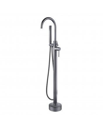 Eco Elegance Vrijstaande Badmengkraan Met Handdouche - Gunmetal Grijs