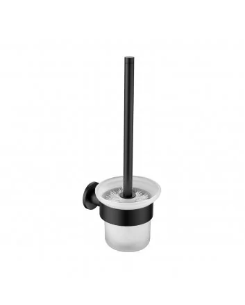 Eco Elegance Wc Borstel+Houder Mat Zwart
