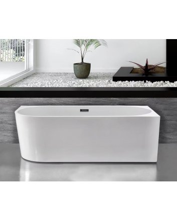 Eco Elegance Vrijstaand Bad Hoekbad 180x80 Rechts Wit