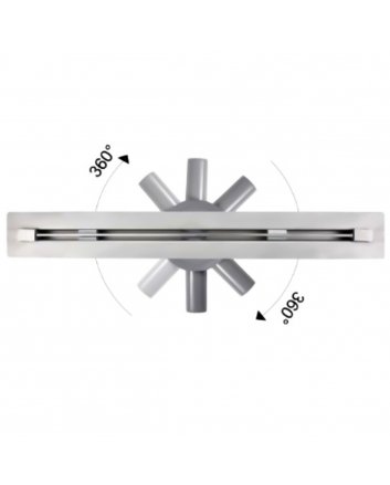 Eco Elegance Flat Douchegoot Rvs 80cm