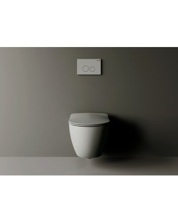 Hugo & Müeller Rimoff Ophang Wc Zonder Bidet - Koel Grijs