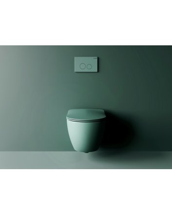 Hugo & Müeller Rimoff Ophang Wc Zonder Bidet - Nijlgroen
