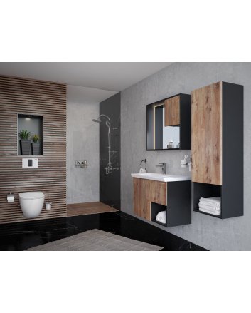 Hugo & Müeller Rimoff Ophang Wc Met Bidet Warm/Koud Water - Mat Wit