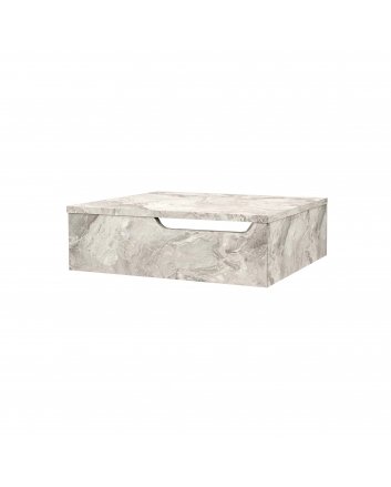 Eco Elegance Felix Onderkast Met Handdoekuitsparing (60cm) - Grijs Marmer