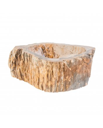 Hugo & Müeller Waskom Fossiel Hout 30-35x15cm