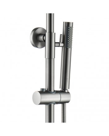 Eco Elegance Thermostatische Douchekolom Optima Rondo Gunmetal Grijs