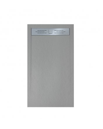 Hugo & Müeller Veroni Elite Flat Composietsteen Douchebak Grijs 120x80x3cm