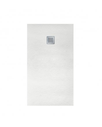 Hugo & Müeller Veroni Madison Flat Composietsteen Douchebak Wit 120x80x3cm
