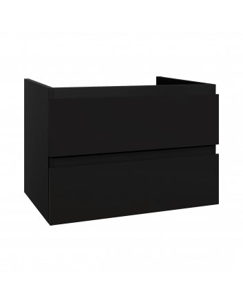 Eco Elegance Sally Onderkast (80cm) - Mat Zwart