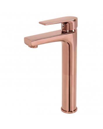 Eco Elegance Sharp Verhoogde Wastafelkraan - Brons