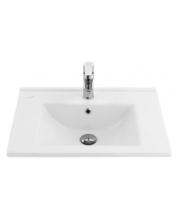 Eco Elegance Keramische Wastafel (45x60cm) - Wit