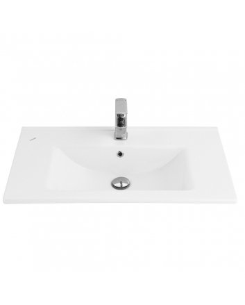 Eco Elegance Keramische Wastafel (45x80cm) - Wit