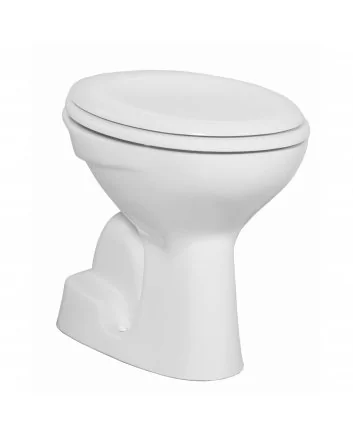 Eco Elegance Staande Wc Onderpot Wit, Zonder Sproeier (Bidet), S-Trap