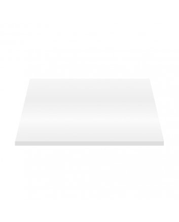 Eco Elegance Wastafeltablet Mdf (56.4x45.5x2.6 Cm) - Glanzend Wit