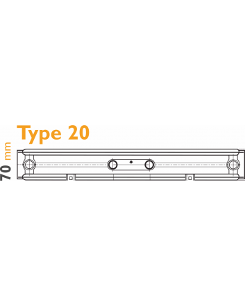 300x1800 T20 - 1327 watt | Verticale Radiator Vlak