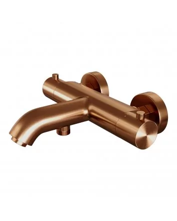 BRAUER Copper Edition opbouw baddouche thermostaatkraan koper geborsteld PVD