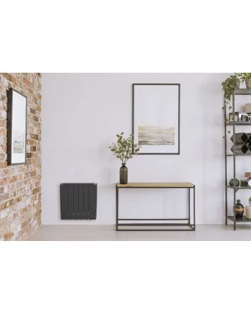 580x1080 - 2000W | Aluminium Muur Radiator Antracietgrijs + Afstandsbediening