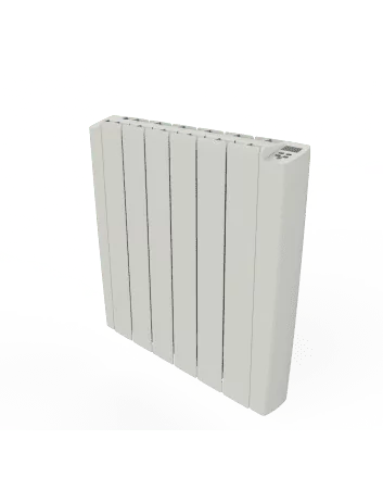 580x1080 - 2000W | Aluminium Muur Radiator Wit + Afstandsbediening