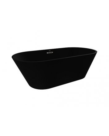 Eco Elegance ‘Bauci Solid Vrijstaand Bad (167-170x70x52cm) - Zwart