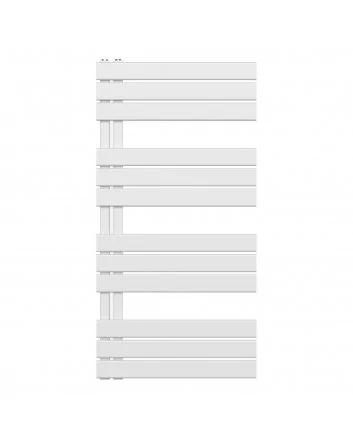 1200x600 – 681 Watt | handdoekradiator wit | links aansluiting/comb