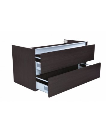 Vision onderkast met 2 laden 100 x 46 cm houtnerf grijs