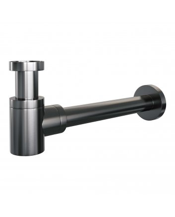 BRAUER Design sifon compact gunmetal geborsteld PVD
