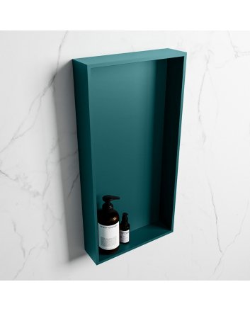 Mondiaz Easy Nis 59,5x29,5cm in solid surface kleur Smag | Smag. 1 vak  geschikt voor in- of opbouw