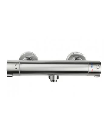 Sani DeLuxe Douchemengkraan opbouw thermostatisch rond RVS