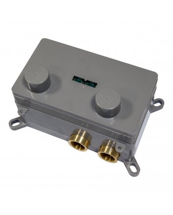 BRAUER Copper Edition thermostatische inbouw regendouche met drukknoppen SET 65 met 20 cm douchekop en plafondarm en staaf handdouche en doucheslang en geïntegreerde glijstang koper geborsteld PVD