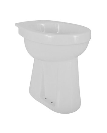 staande verhoogde toiletpot +6 AO wit