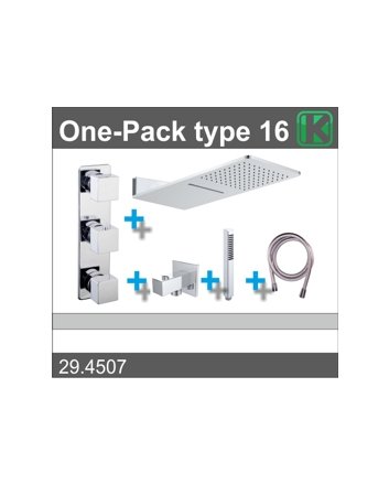 one-pack inbouwthermostaatset type 16 (24x55)