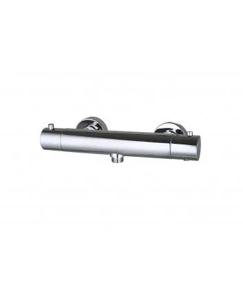 Sani DeLuxe Douchemengkraan opbouw thermostatisch rond Chroom