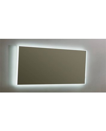 Sani DeLuxe Spiegel infinity met rondom LED verlichting, 3 kleur instelbaar & dimbaar 160 incl. spiegelverwarming