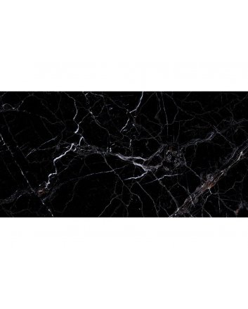 Actiepallet 64.8 m2 | Vloer- en wandtegel marmerlook  - wit zwart blackmarmer  60x120 hoogglans - geschikt voor woonkamer en badkamer