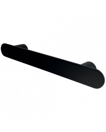 BSXL magnetisch 460 mm handdoekenrek voor radiatoren rond – Zwart