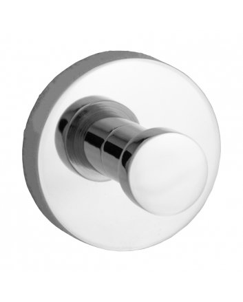 BSXL Magneet-line chroom – combi-set handdoekhaak enkel + gesloten handdoekring