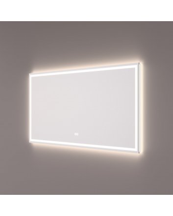 Hipp Design LED spiegel 180x70cm met directe en indirecte verlichting rondom, spiegelverwarming, touchdimmer en kleurenwissel